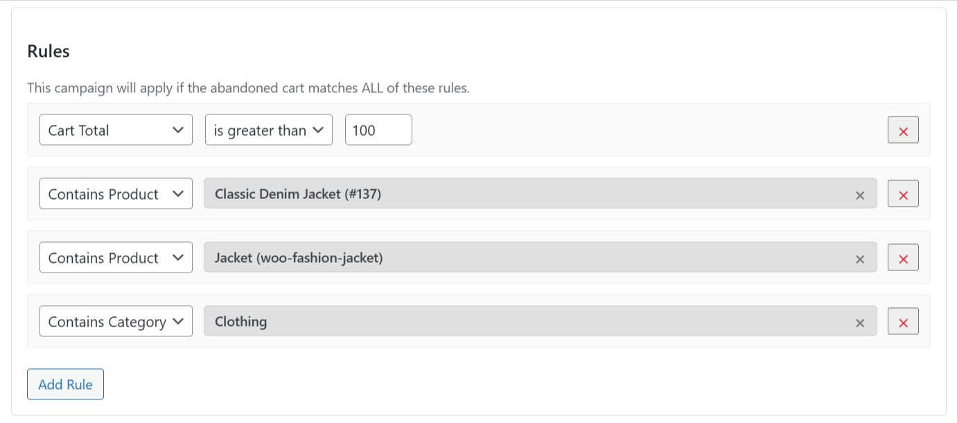 Segmentation Rules UI